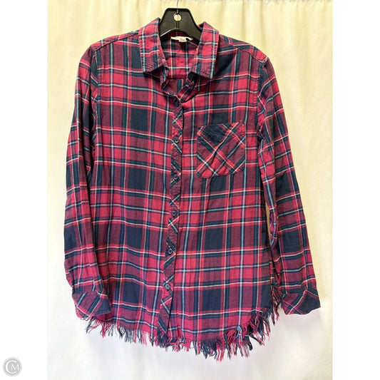 Top Long Sleeve By Beachlunchlounge In Purple, Size: Xs