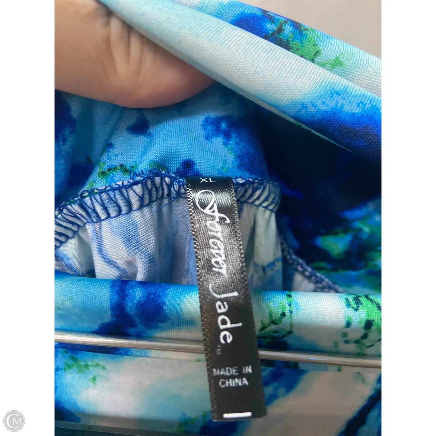 Skirt Maxi By Clothes Mentor In Blue, Size: Xl