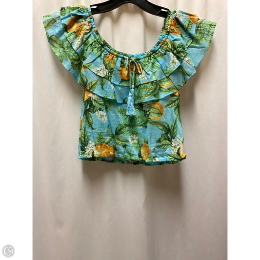 Top Short Sleeve By Bb Dakota In Blue, Size: M
