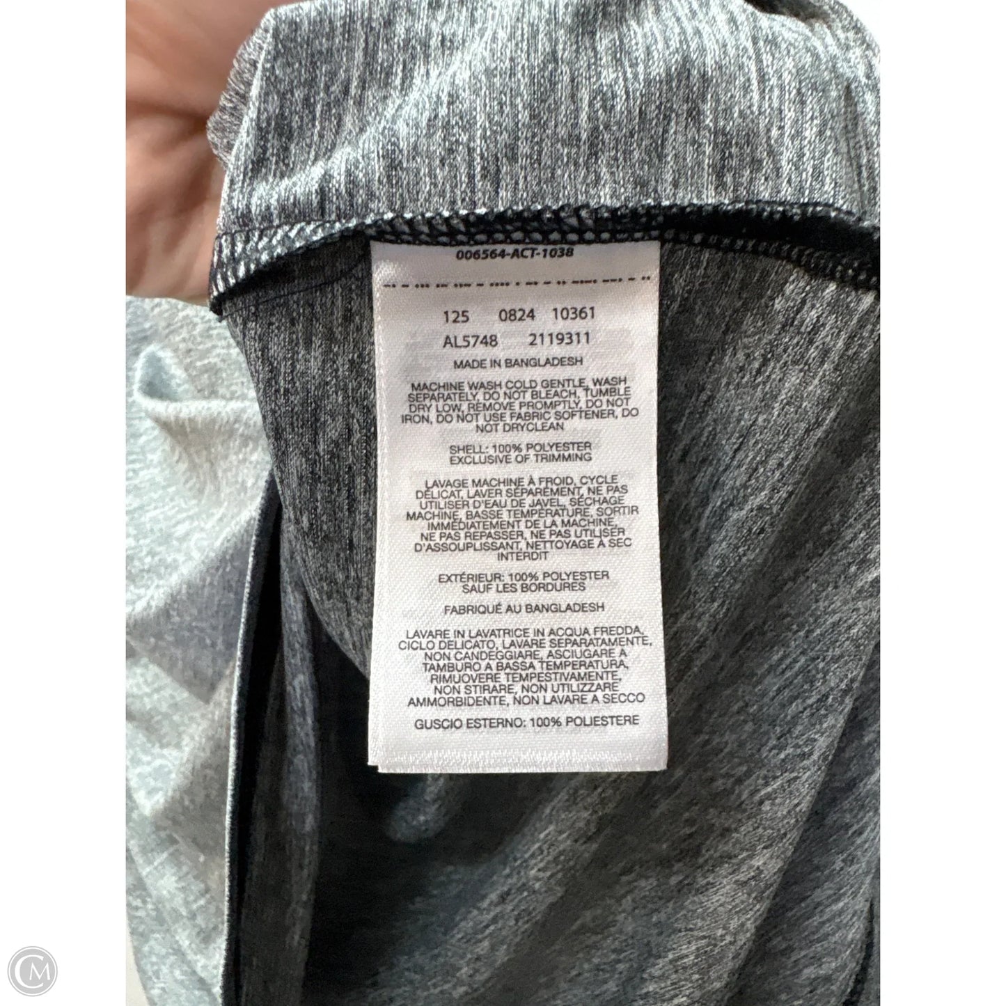 Top Sleeveless By Columbia In Grey, Size: M