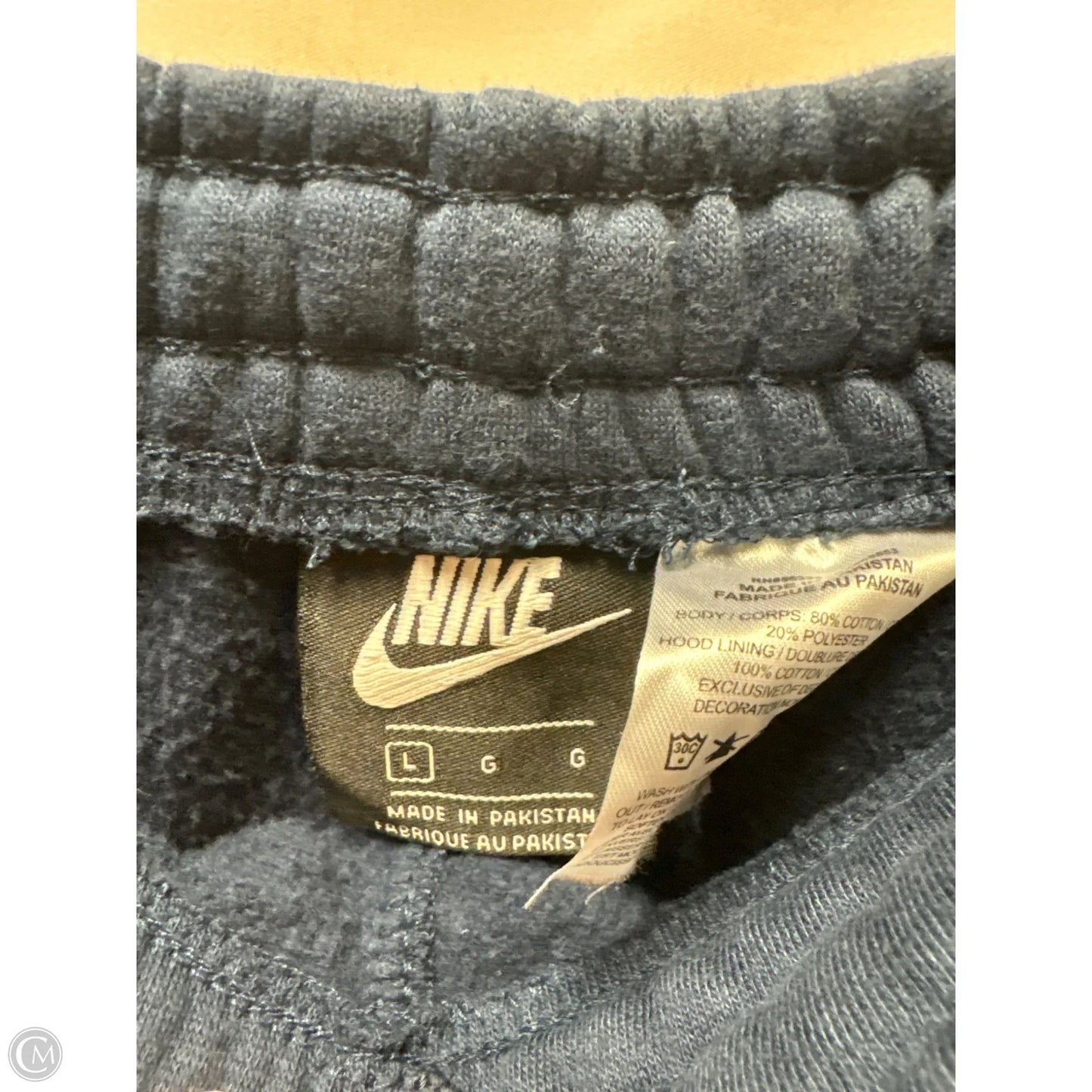 Athletic Shorts By Nike In Navy, Size: L