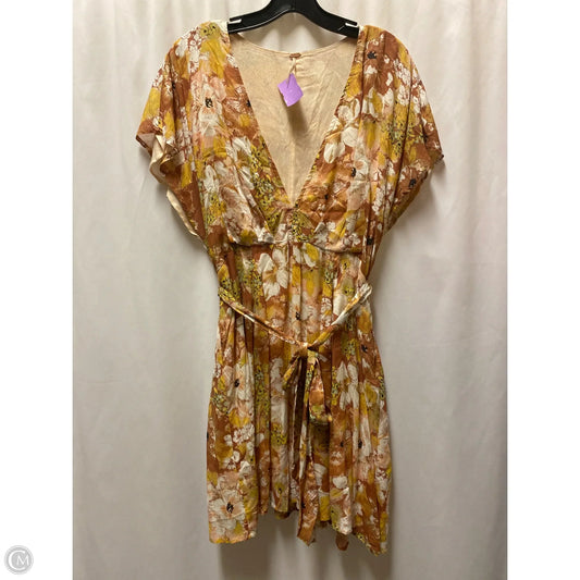 Dress Casual Short By Free People In Yellow, Size: L
