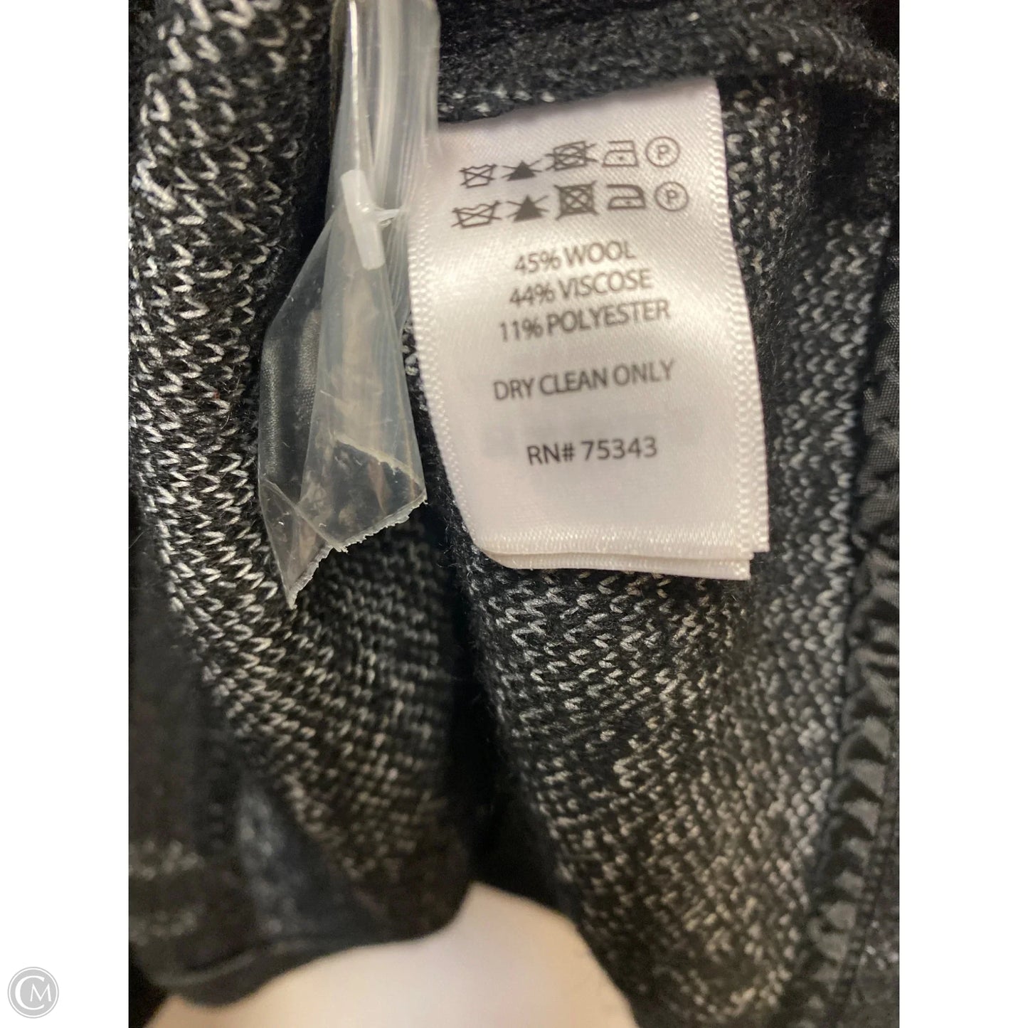 Coat Other By Adrienne Vittadini In Black, Size: 3x