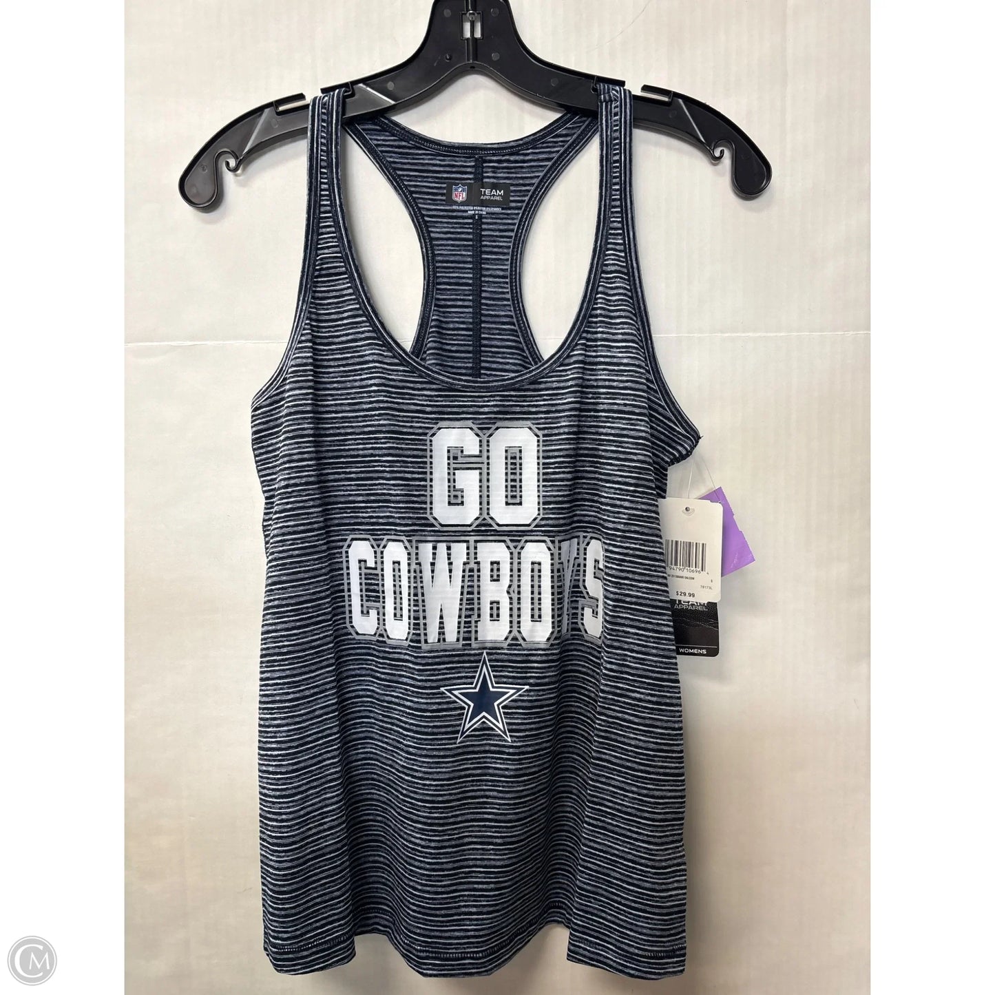 Top Sleeveless By Nfl In Blue, Size: S
