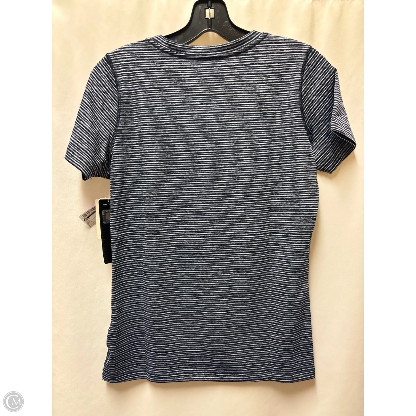 Top Short Sleeve By Nfl In Blue, Size: S
