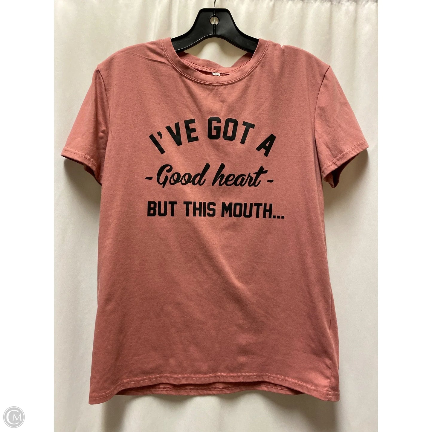 Top Short Sleeve By Clothes Mentor In Pink, Size: M