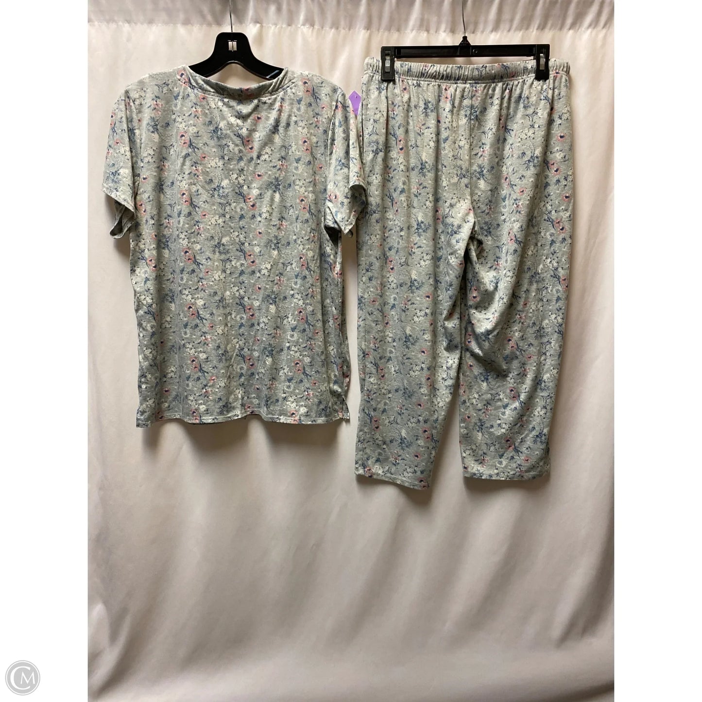 Pajamas 2pc By Lucky Brand In Grey, Size: M