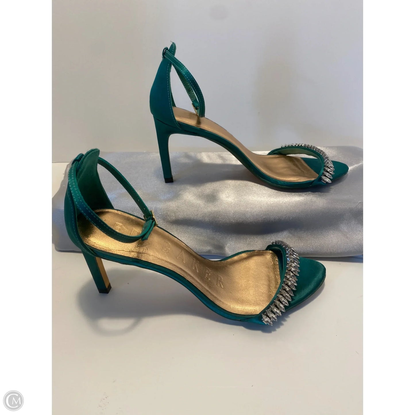 Shoes Heels Stiletto By Ted Baker In Green, Size: 8