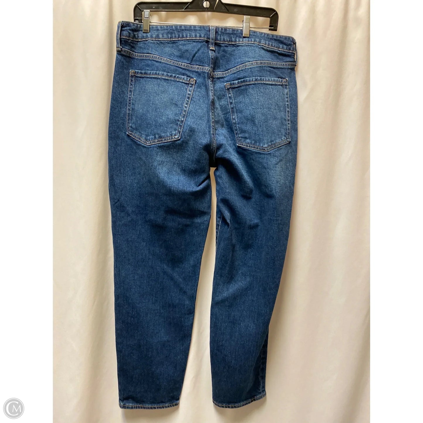Jeans Straight By Old Navy In Blue Denim, Size: 14