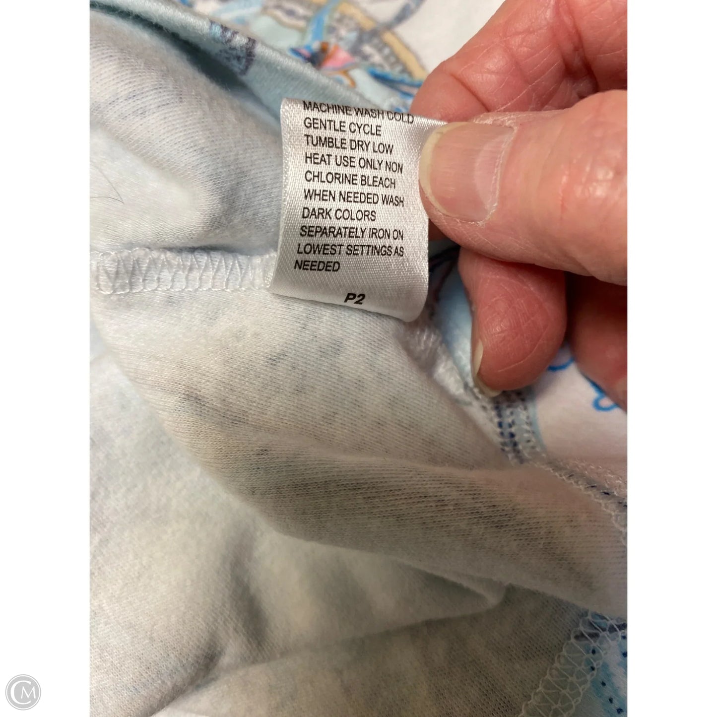 Nightgown By Clothes Mentor In Blue, Size: L