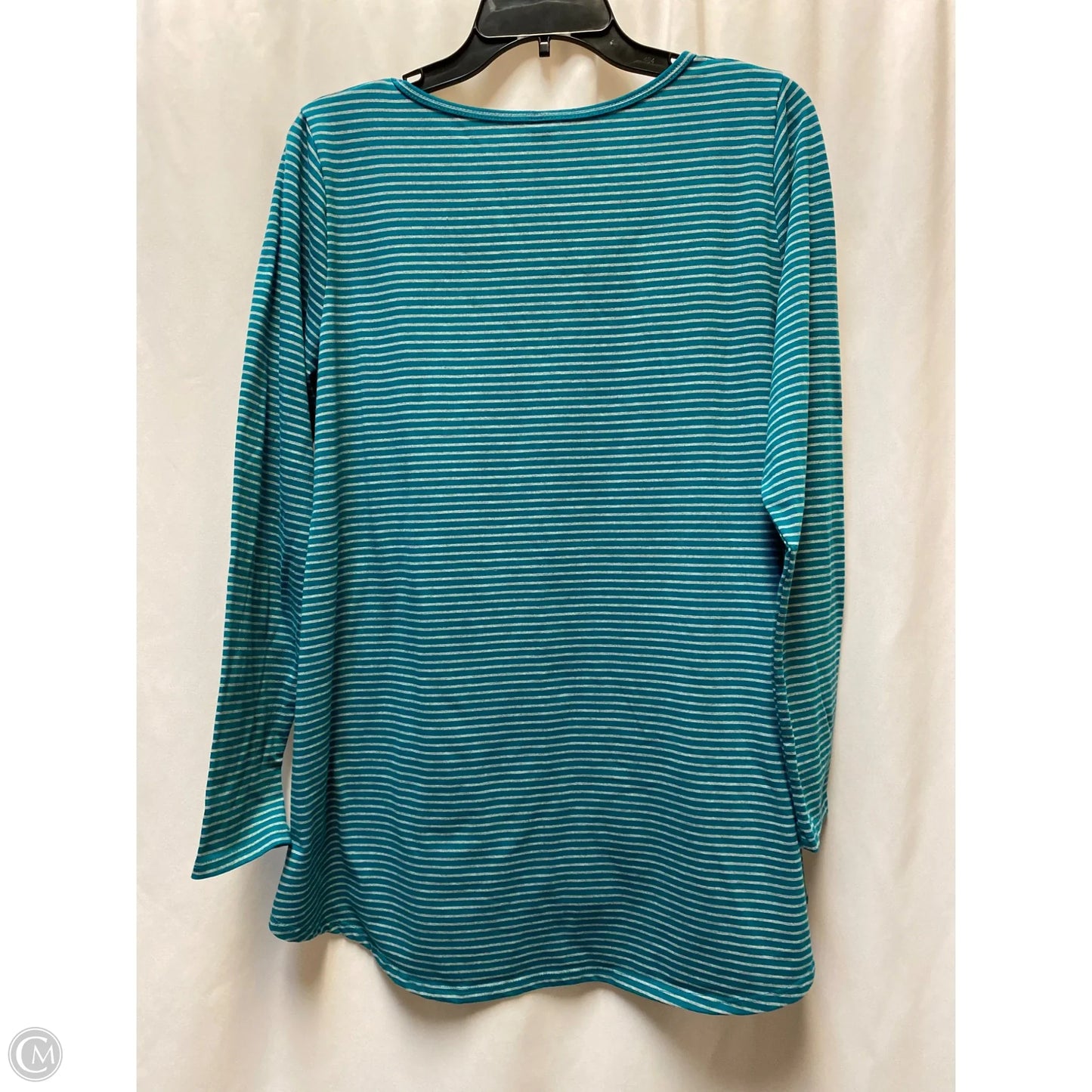Top Long Sleeve By Lularoe In Teal, Size: Xl
