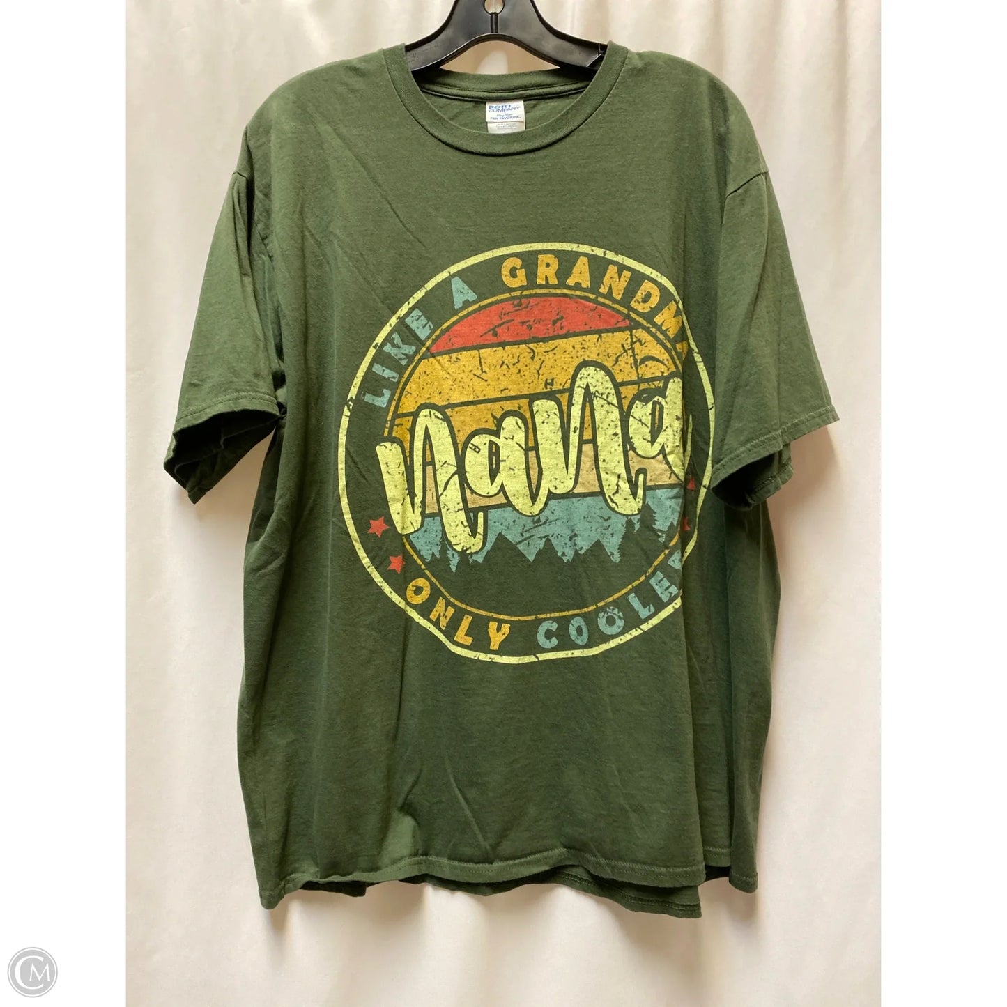 Top Short Sleeve By Clothes Mentor In Green, Size: Xl