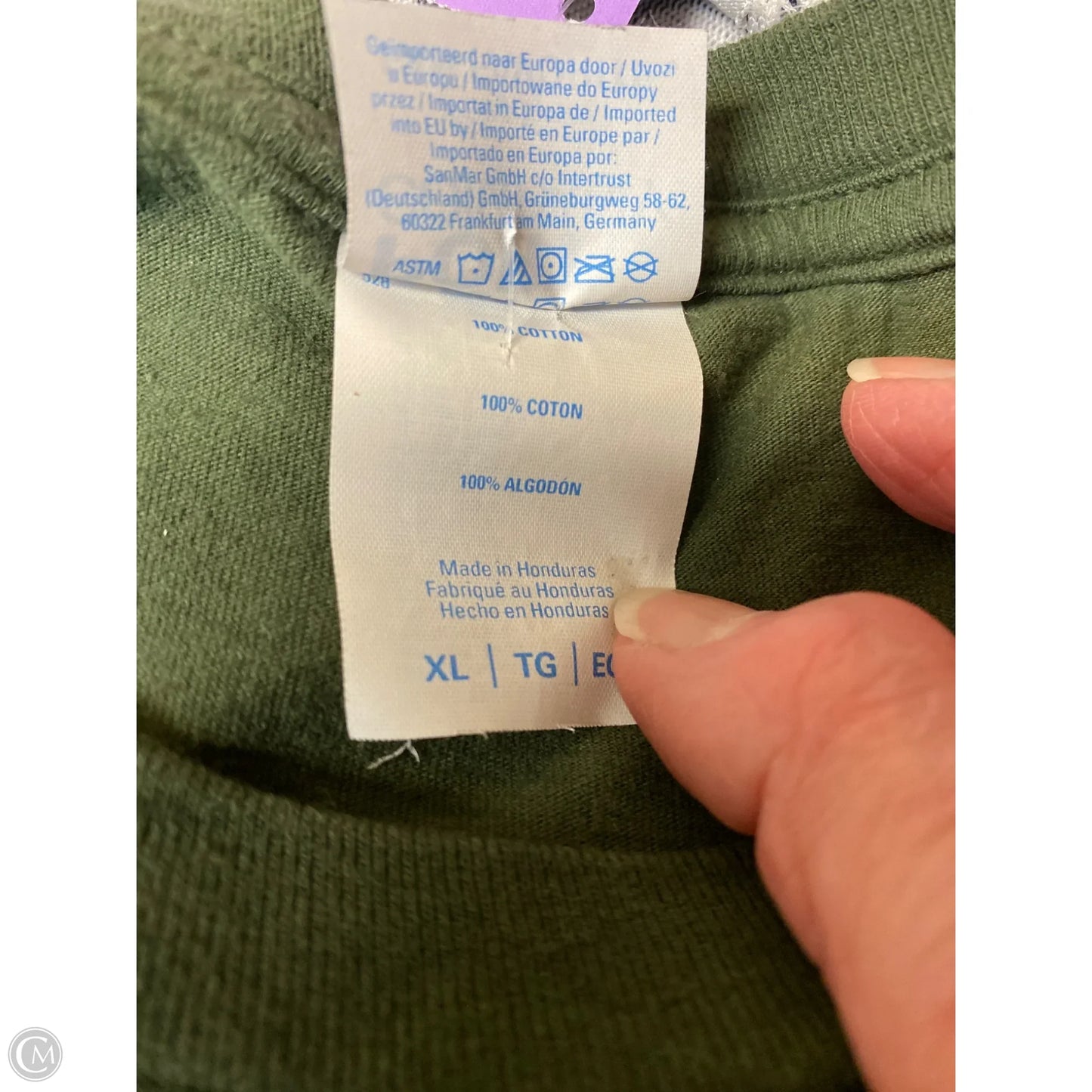 Top Short Sleeve By Clothes Mentor In Green, Size: Xl