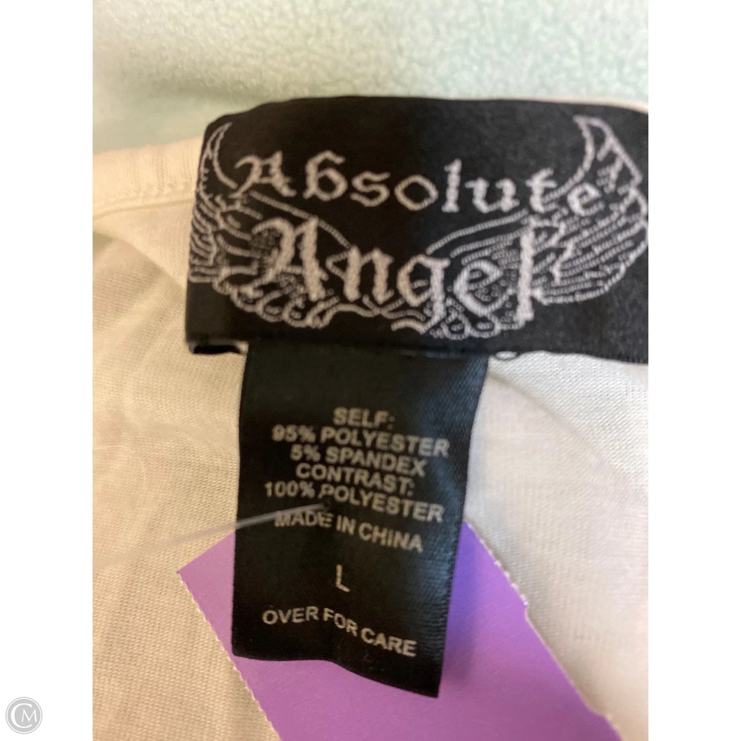 Top Sleeveless By Clothes Mentor In White, Size: L