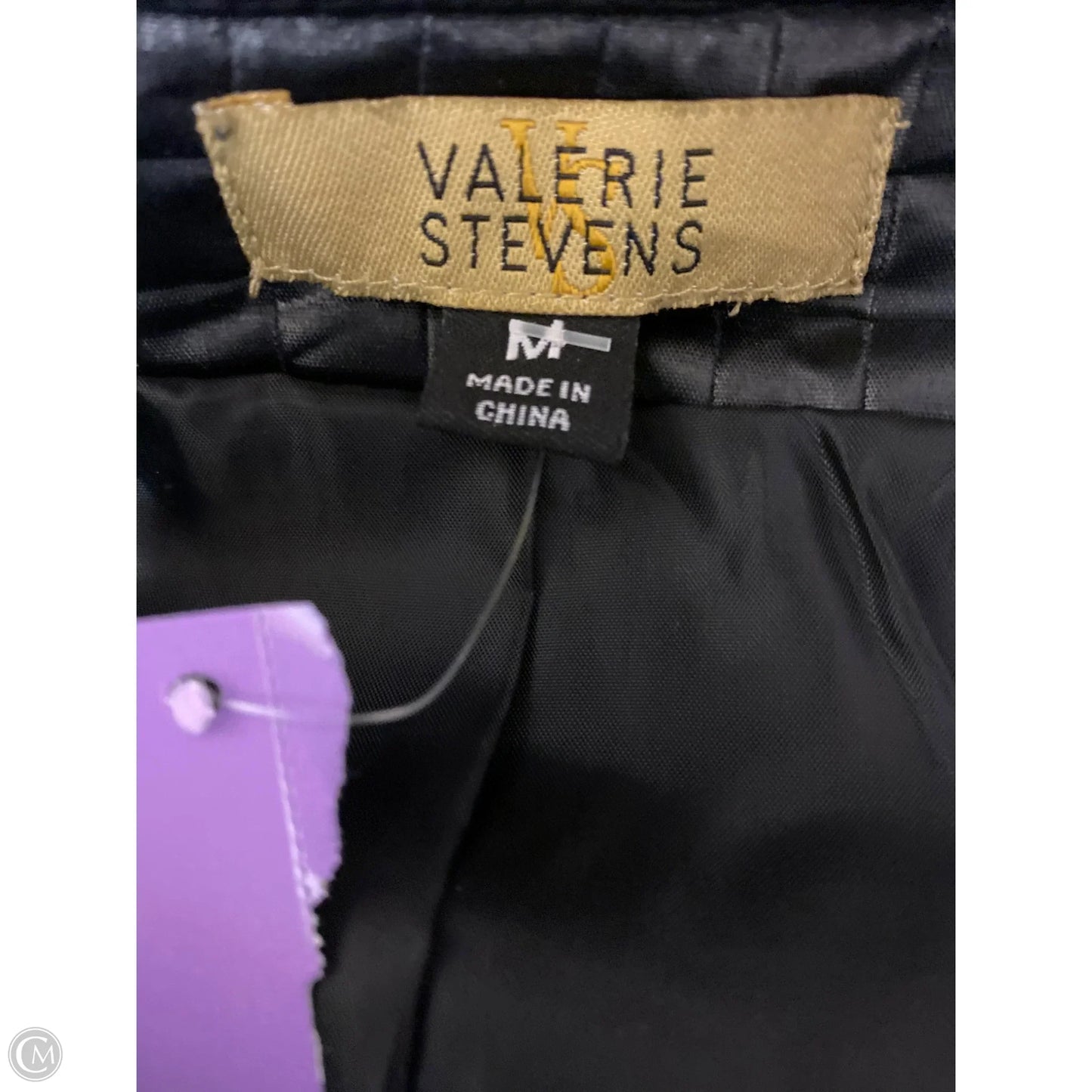 Jacket Other By Valerie Stevens In Black, Size: M