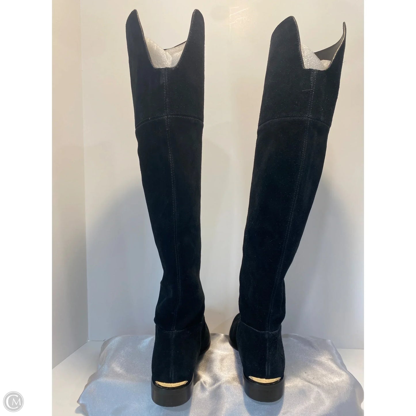 Boots Designer By Michael Kors In Black, Size: 6.5