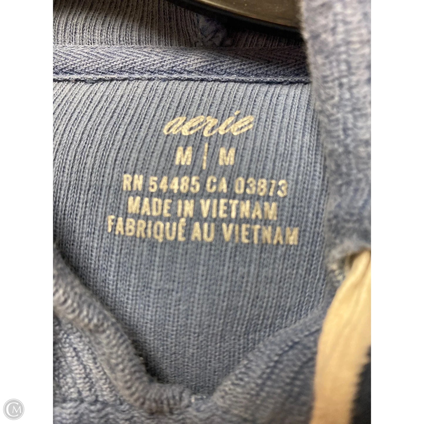 Sweatshirt Hoodie By Aerie In Blue, Size: M