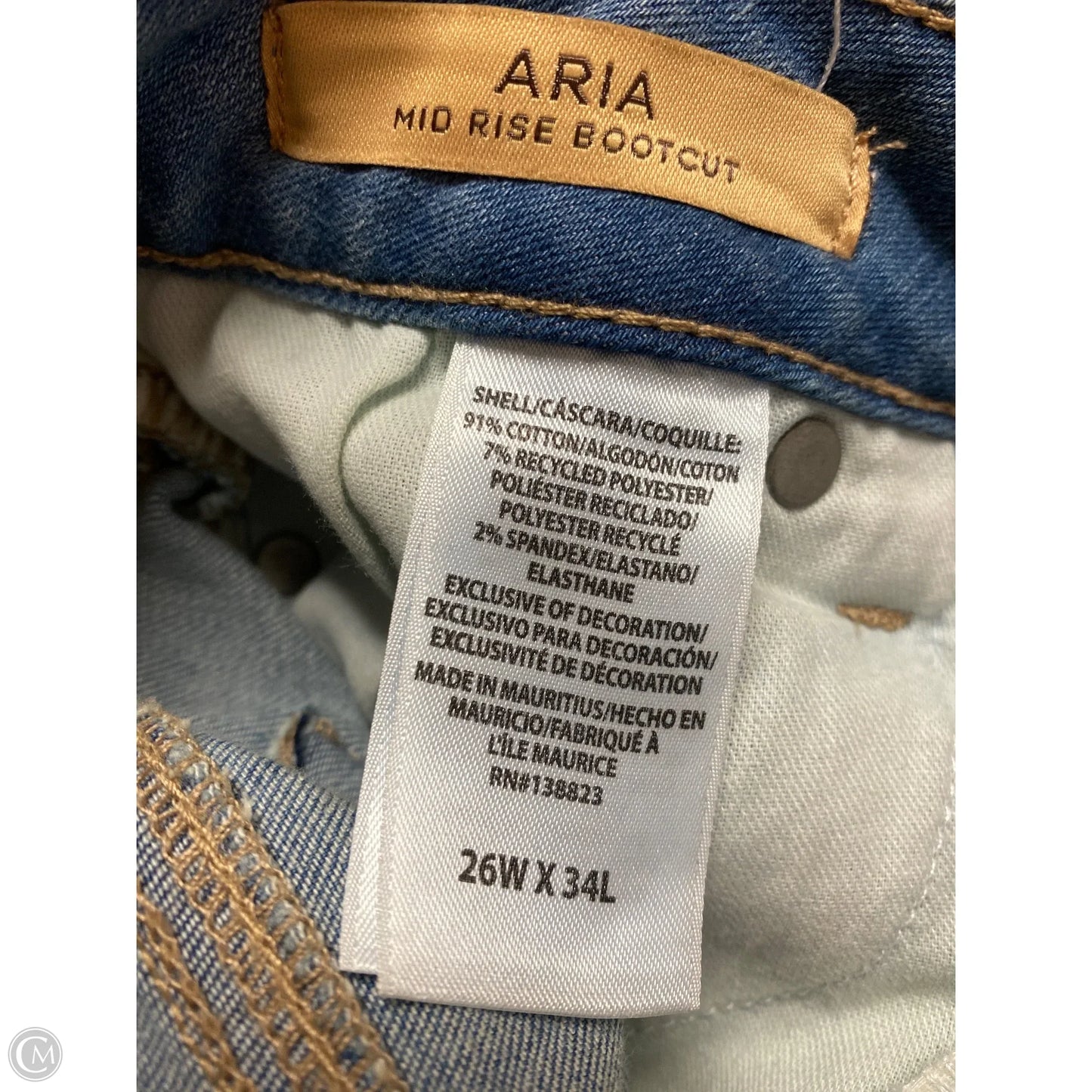 Jeans Boot Cut By Shyanne In Blue Denim, Size: 4