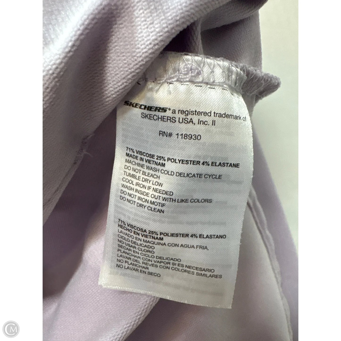 Sweatshirt Hoodie By Skechers In Purple, Size: M