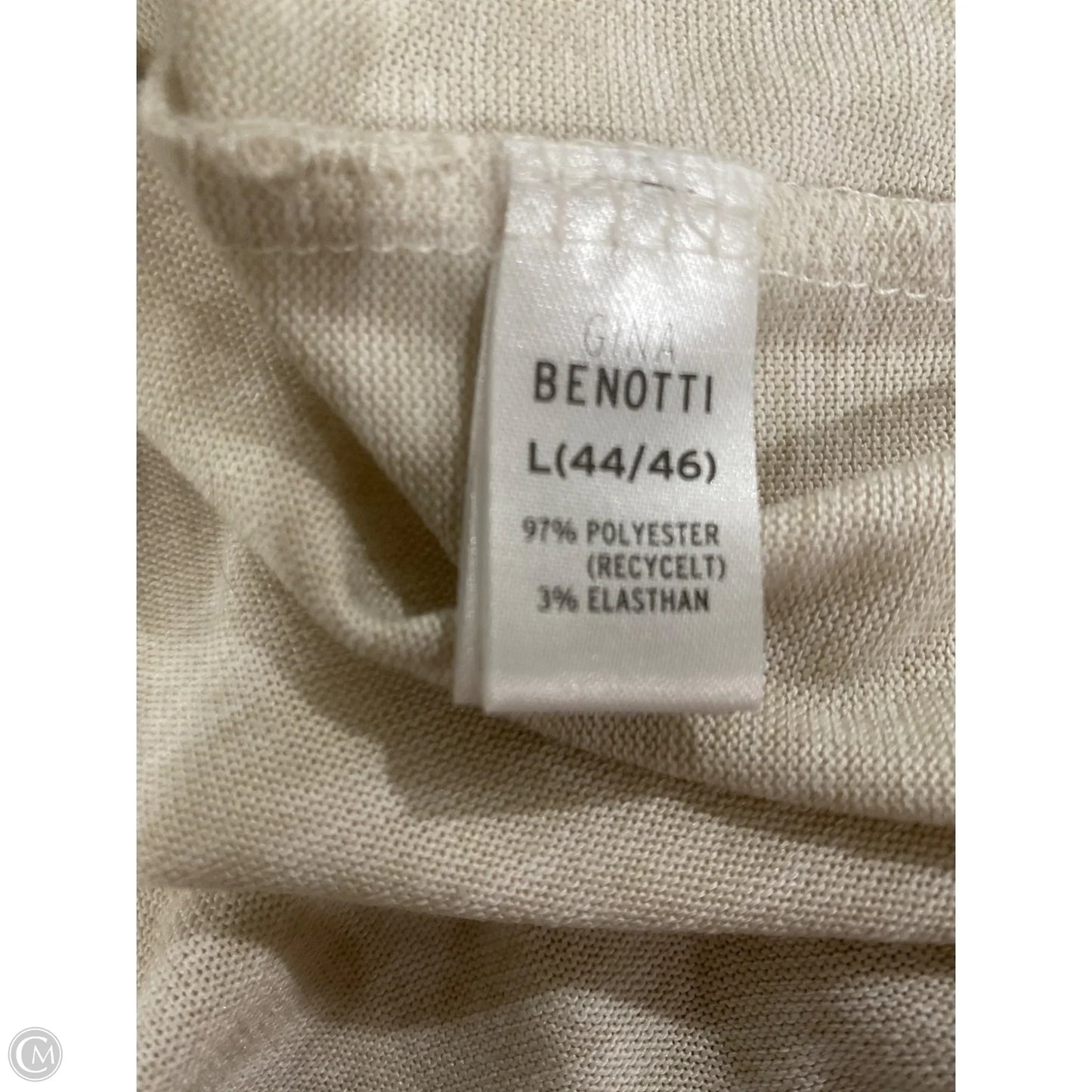Top Long Sleeve By Clothes Mentor In Beige, Size: L
