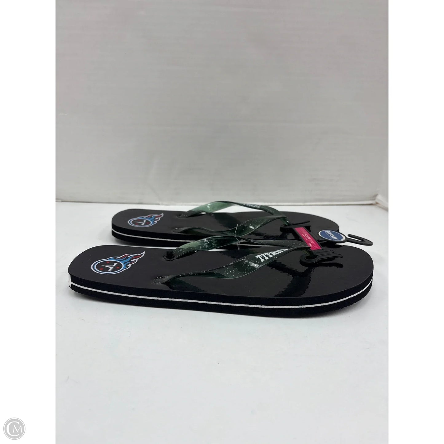 Sandals Flip Flops By Clothes Mentor In Black, Size: 11