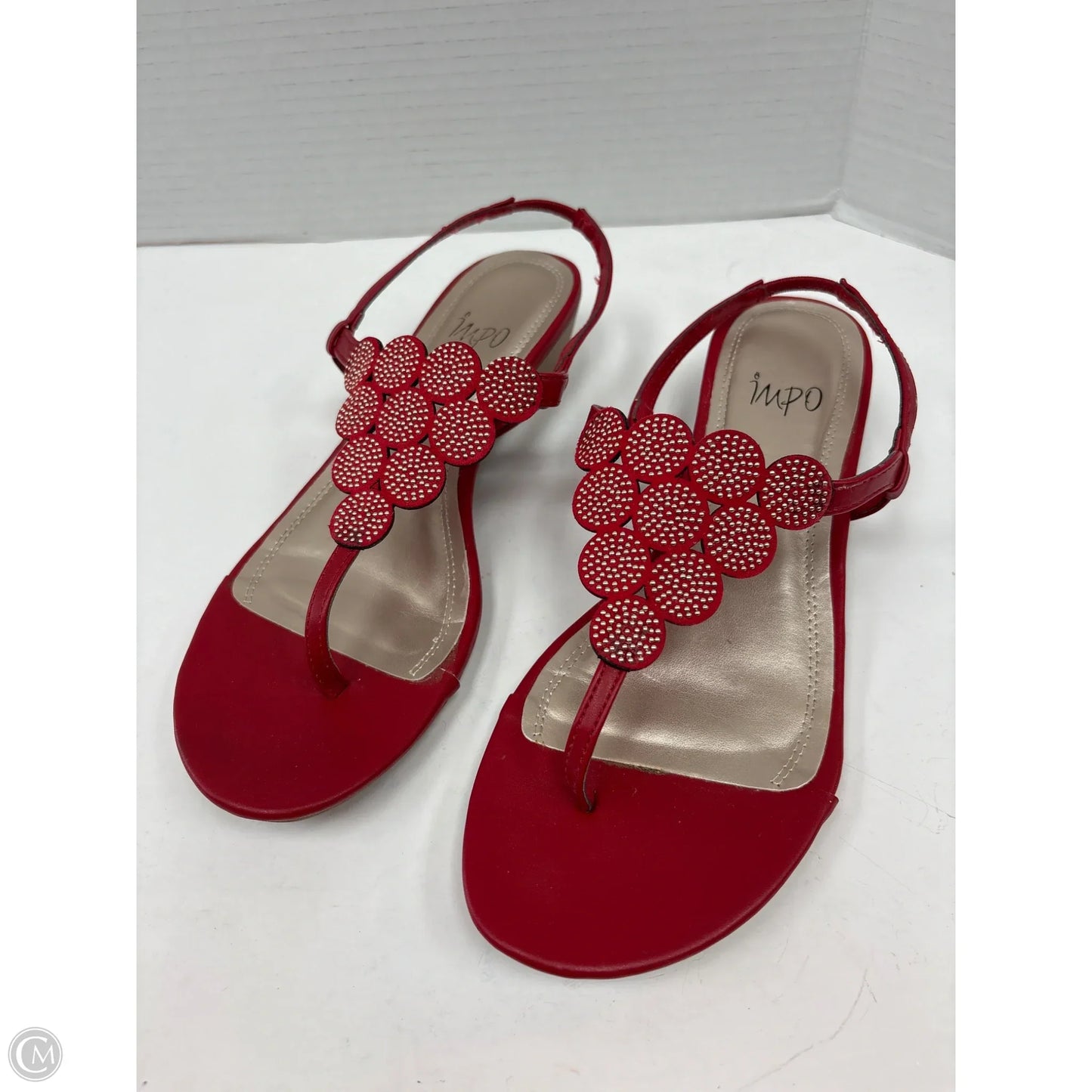 Sandals Flats By Impo In Red, Size: 7.5