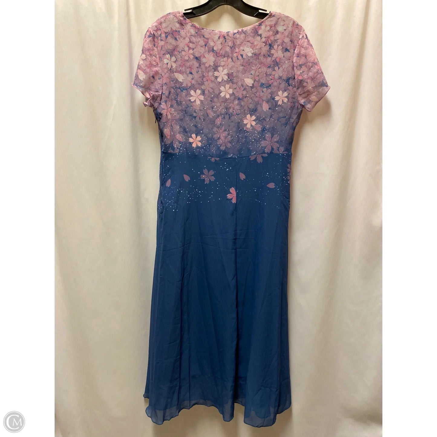 Dress Casual Midi By Clothes Mentor In Purple, Size: L