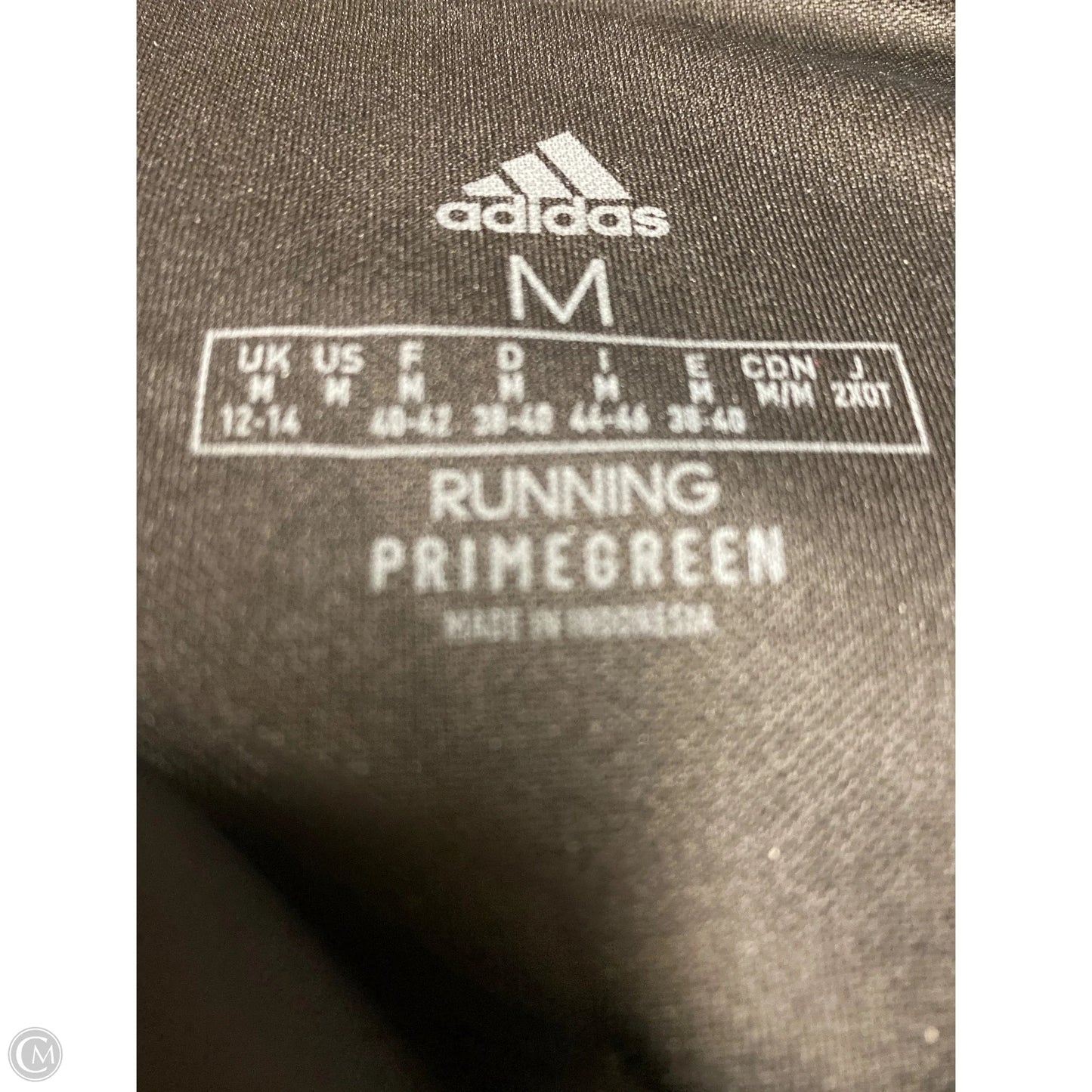 Athletic Leggings By Adidas In Black, Size: M