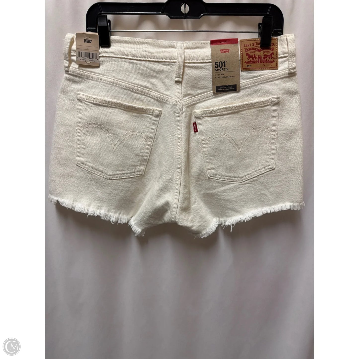 Shorts By Levis In White, Size: 14