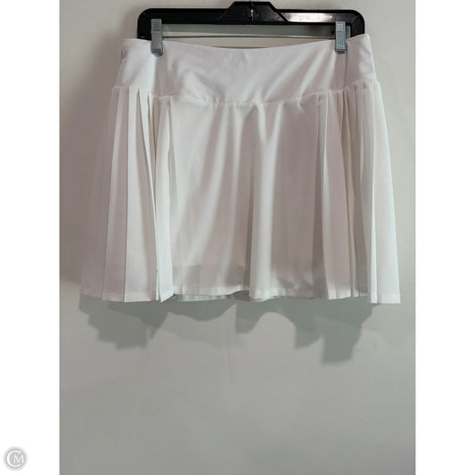 Athletic Skirt By Calia In White, Size: L