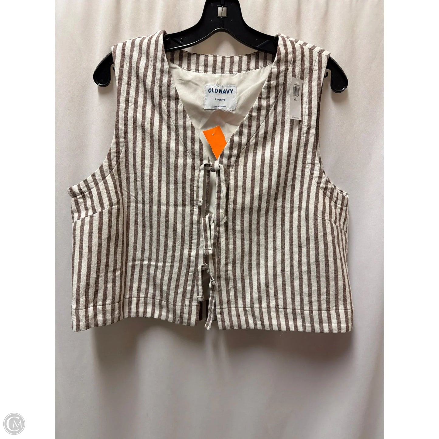 Top Sleeveless By Old Navy In Brown, Size: Lp