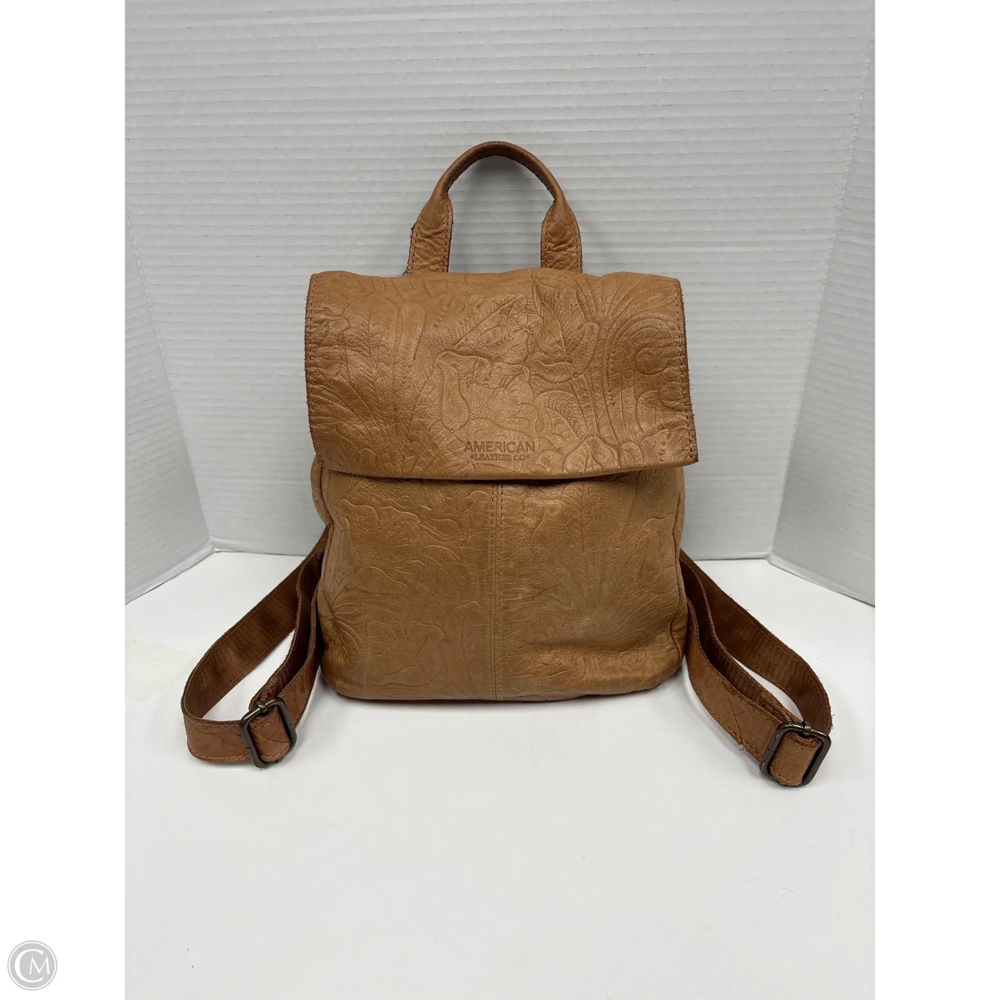 Backpack Leather By Clothes Mentor, Size: Medium