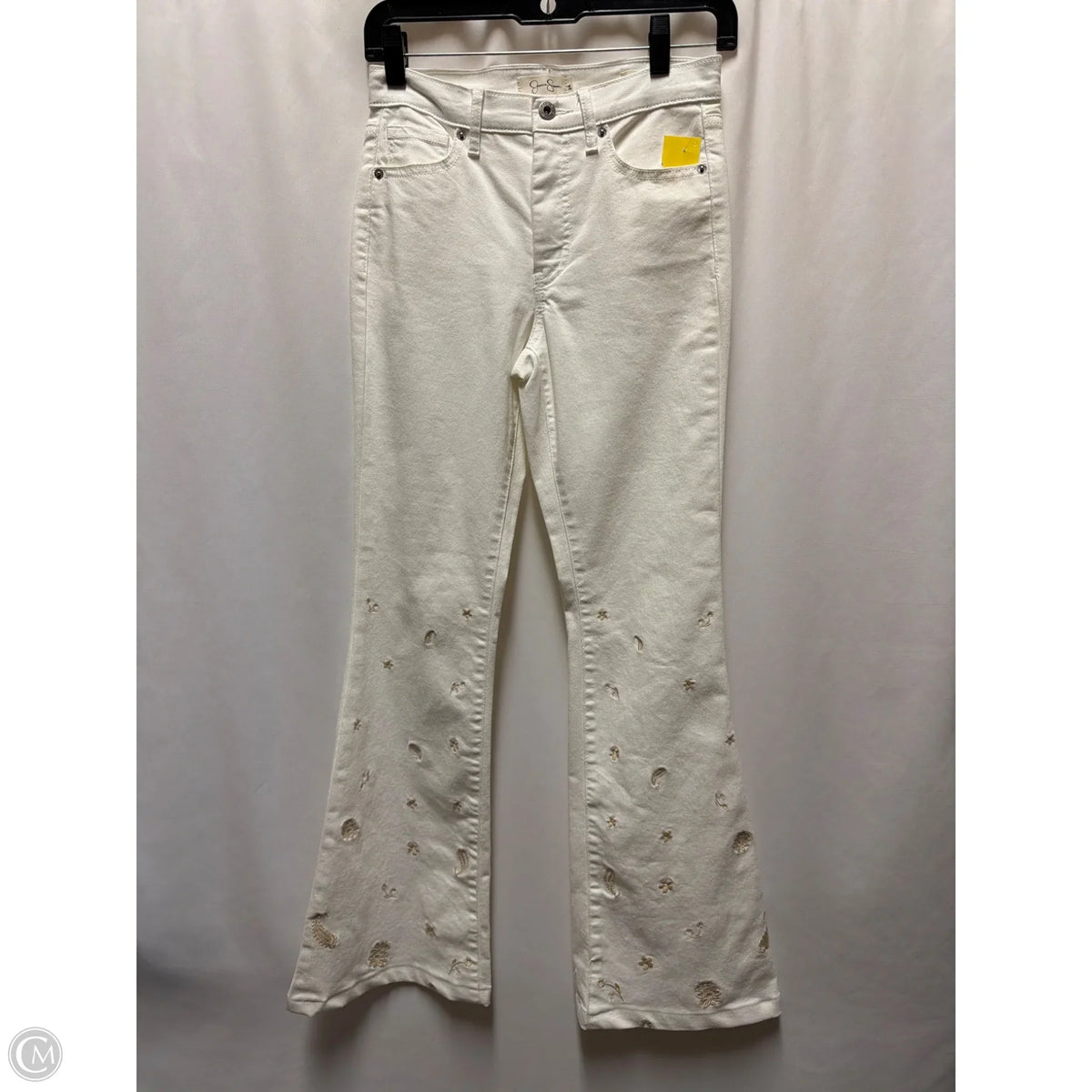 Jeans Flared By Jessica Simpson In White, Size: 0