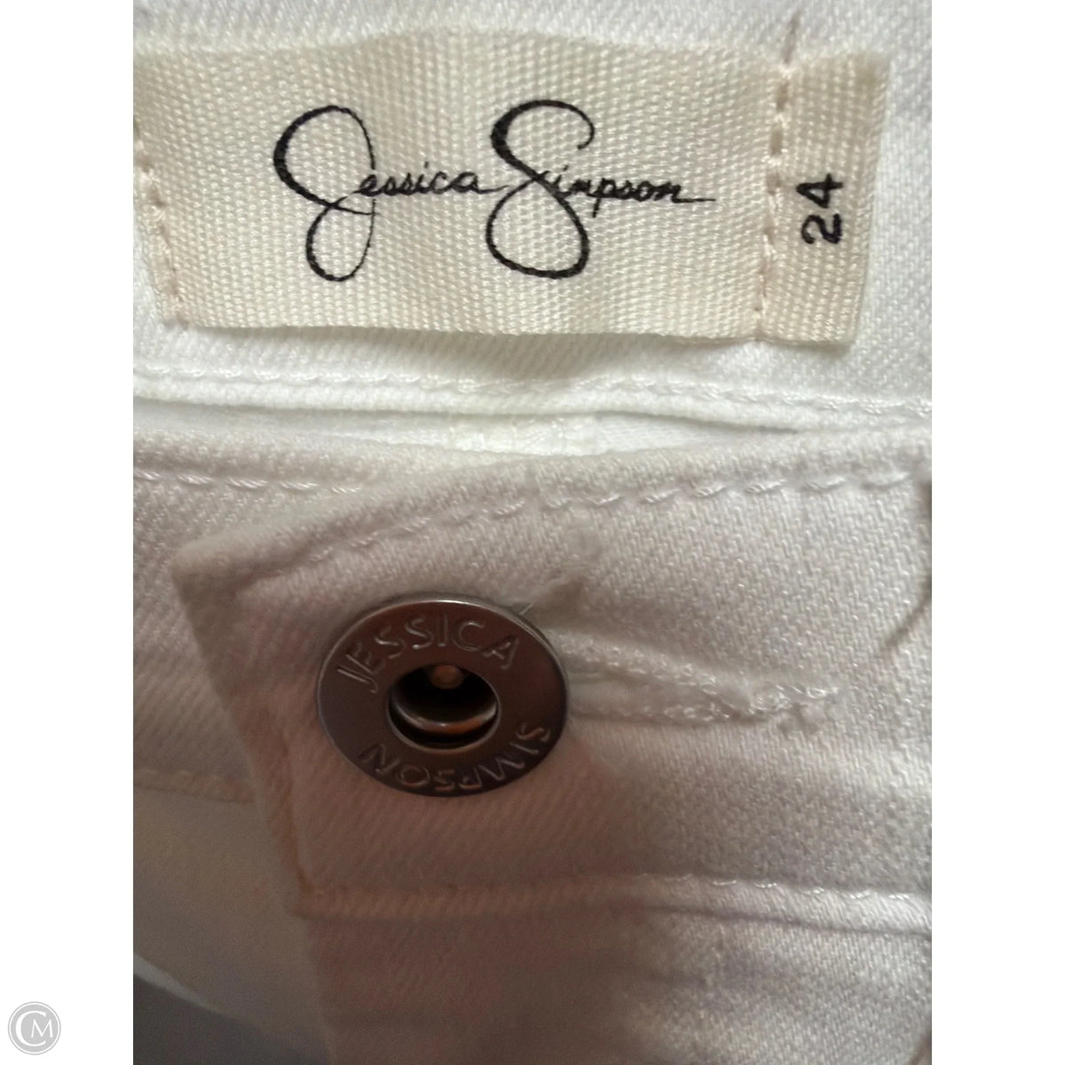 Jeans Flared By Jessica Simpson In White, Size: 0