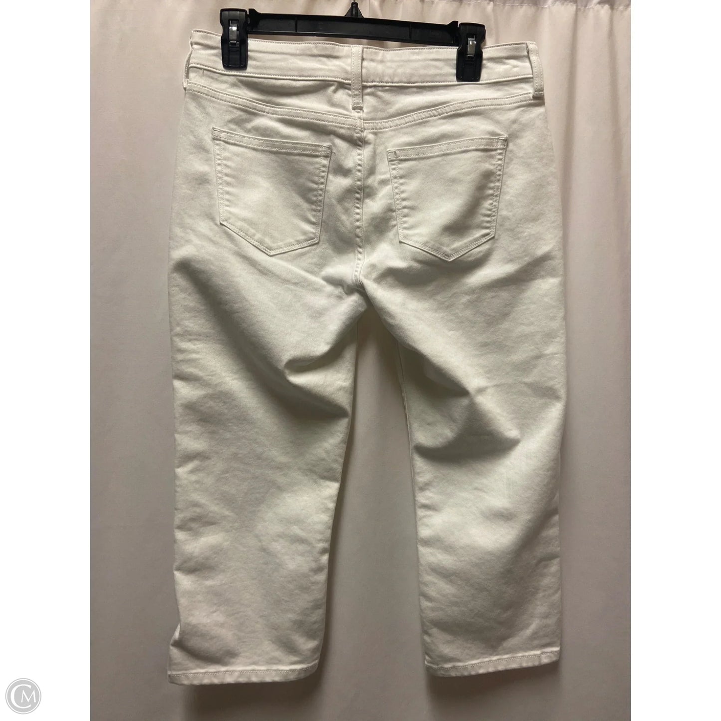 Jeans Cropped By St Johns Bay In White, Size: 4