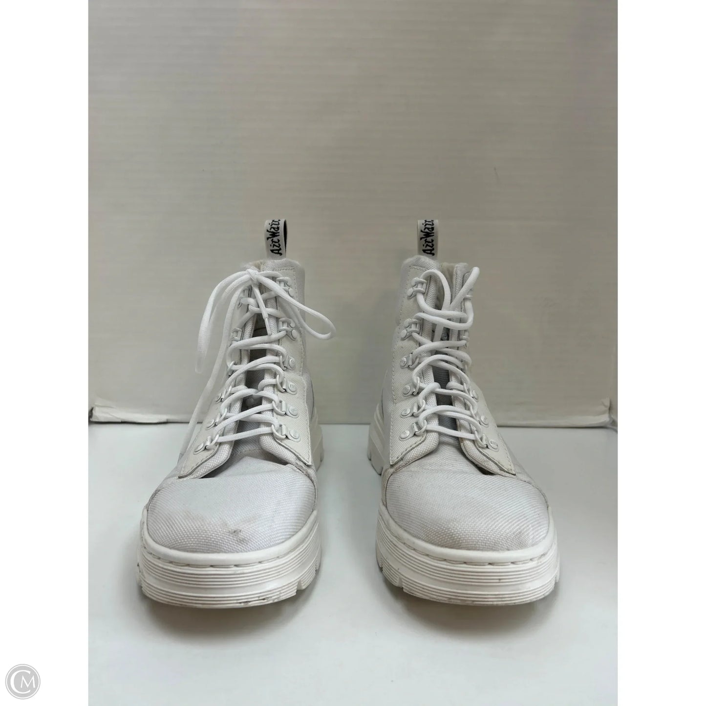 Boots Combat By Dr Martens In White, Size: 11