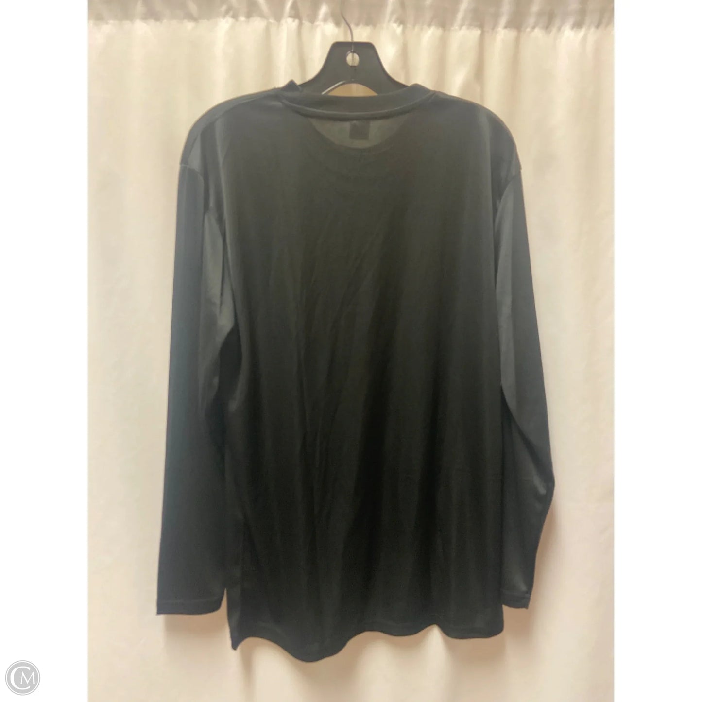 Top Long Sleeve By Clothes Mentor In Black, Size: L