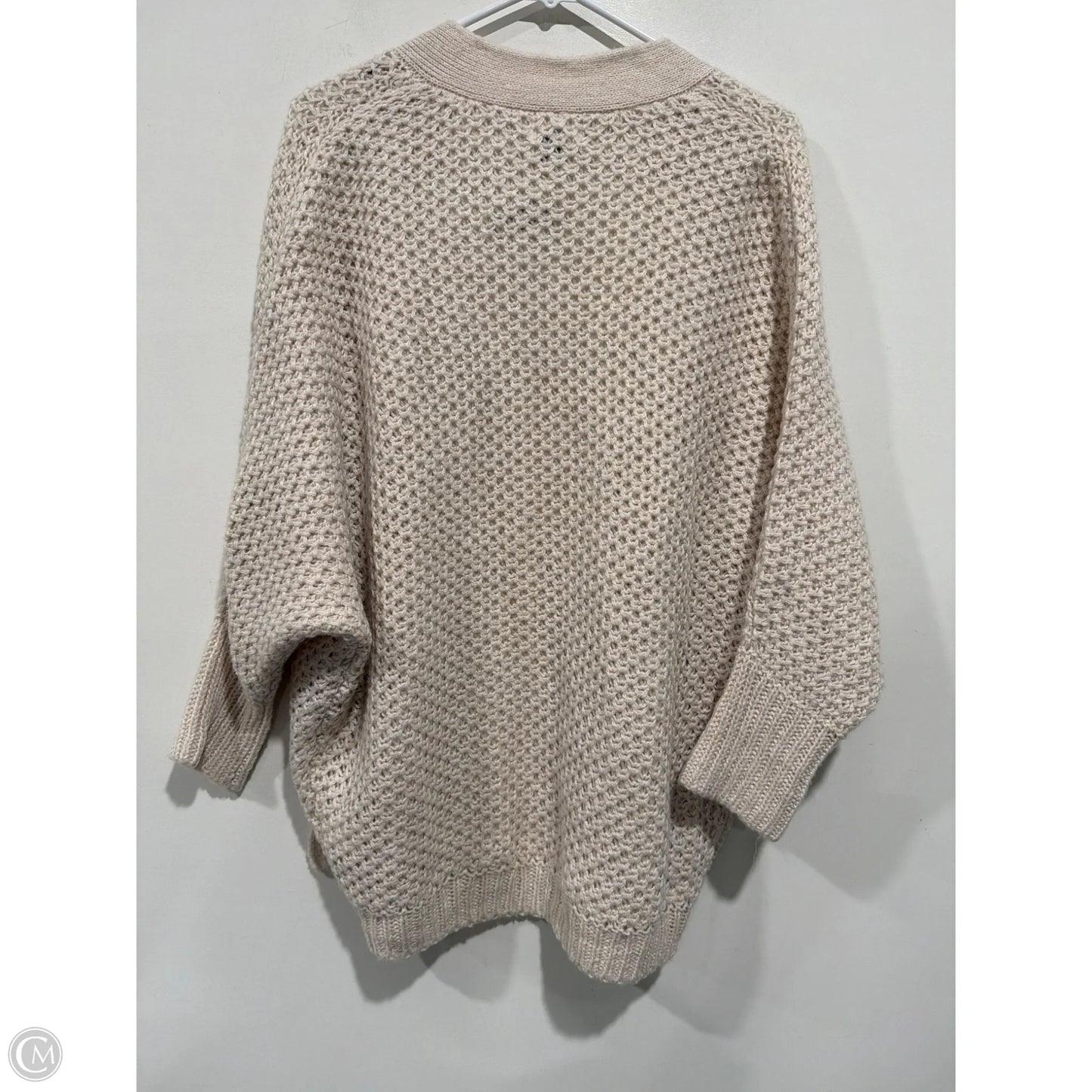 Sweater Cardigan By Old Navy In Cream, Size: M
