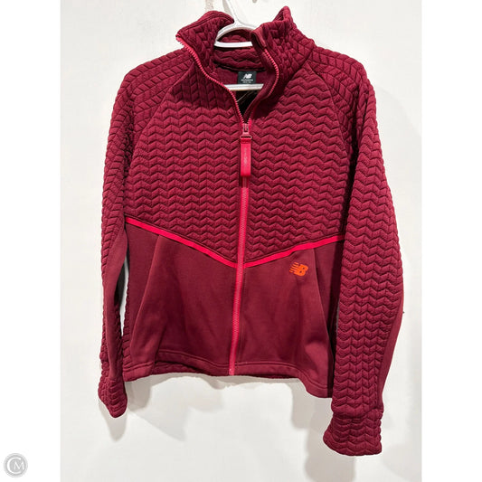 Jacket Other By New Balance In Maroon, Size: S