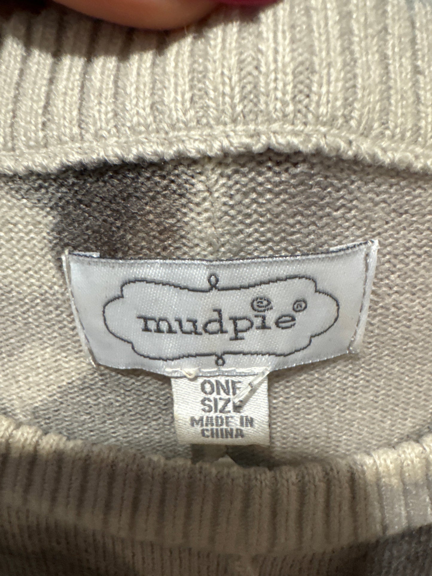 Sweater By Mudpie In Grey, Size: Osfm