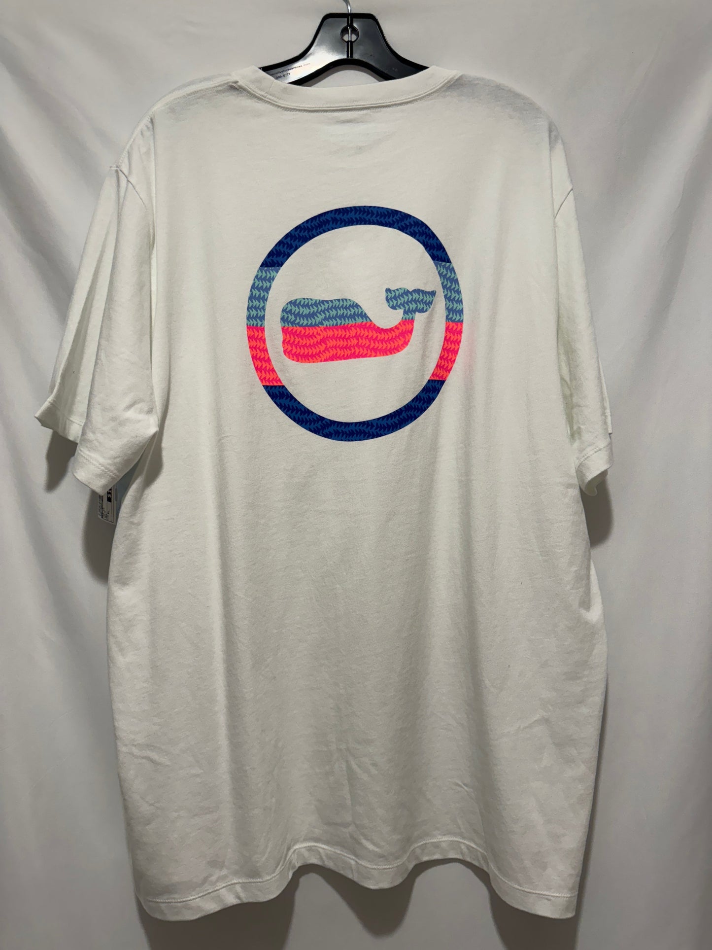 Top Short Sleeve By Vineyard Vines In White, Size: Xl