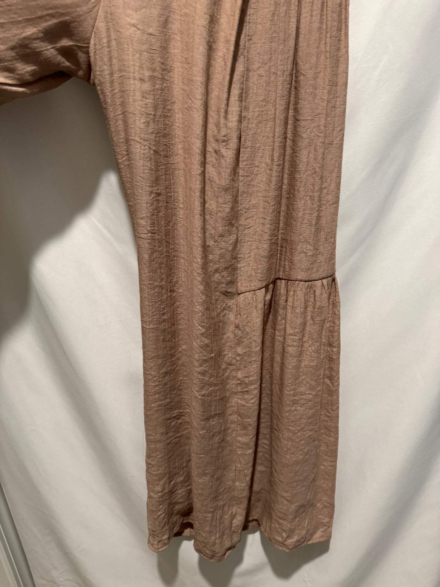 Jumpsuit By Fashion Nova In Beige, Size: L