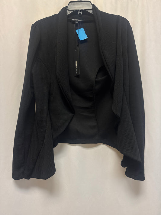 Blazer By Fashion Nova In Black, Size: Xl