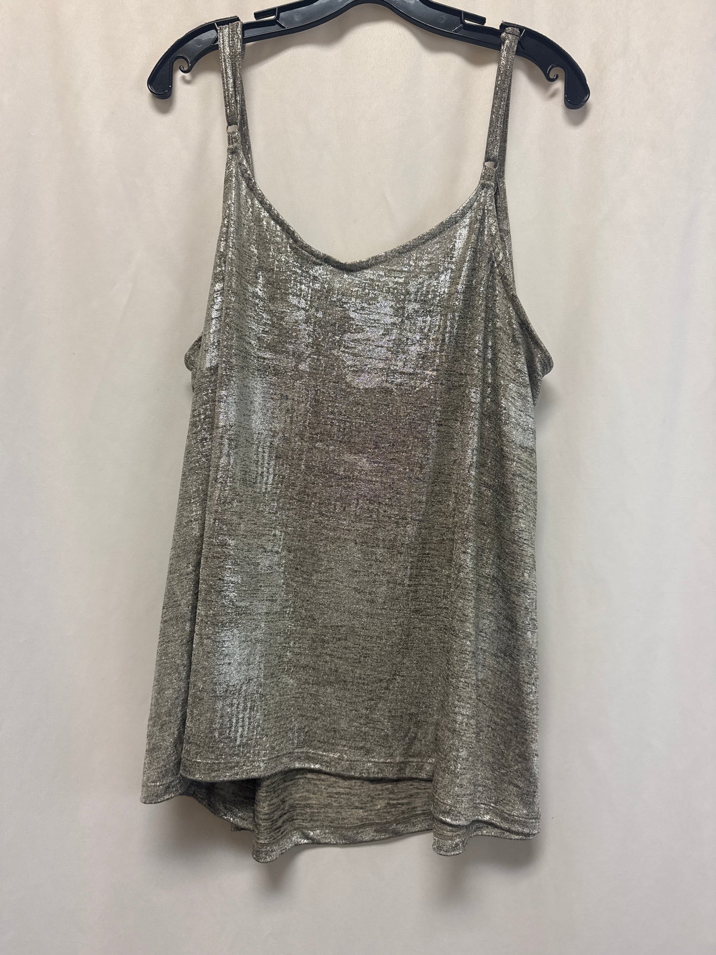 Tank Top By Torrid In Silver, Size: 3x