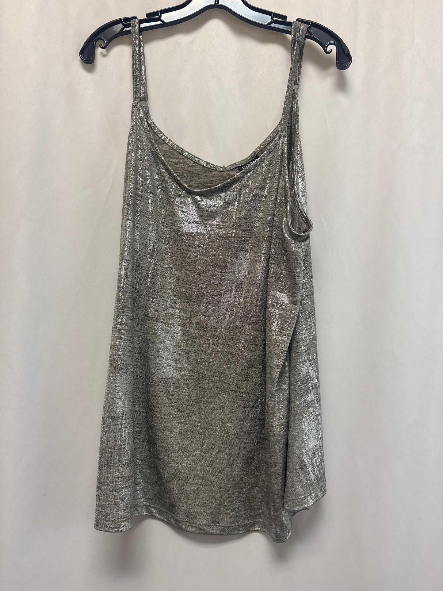 Tank Top By Torrid In Silver, Size: 3x