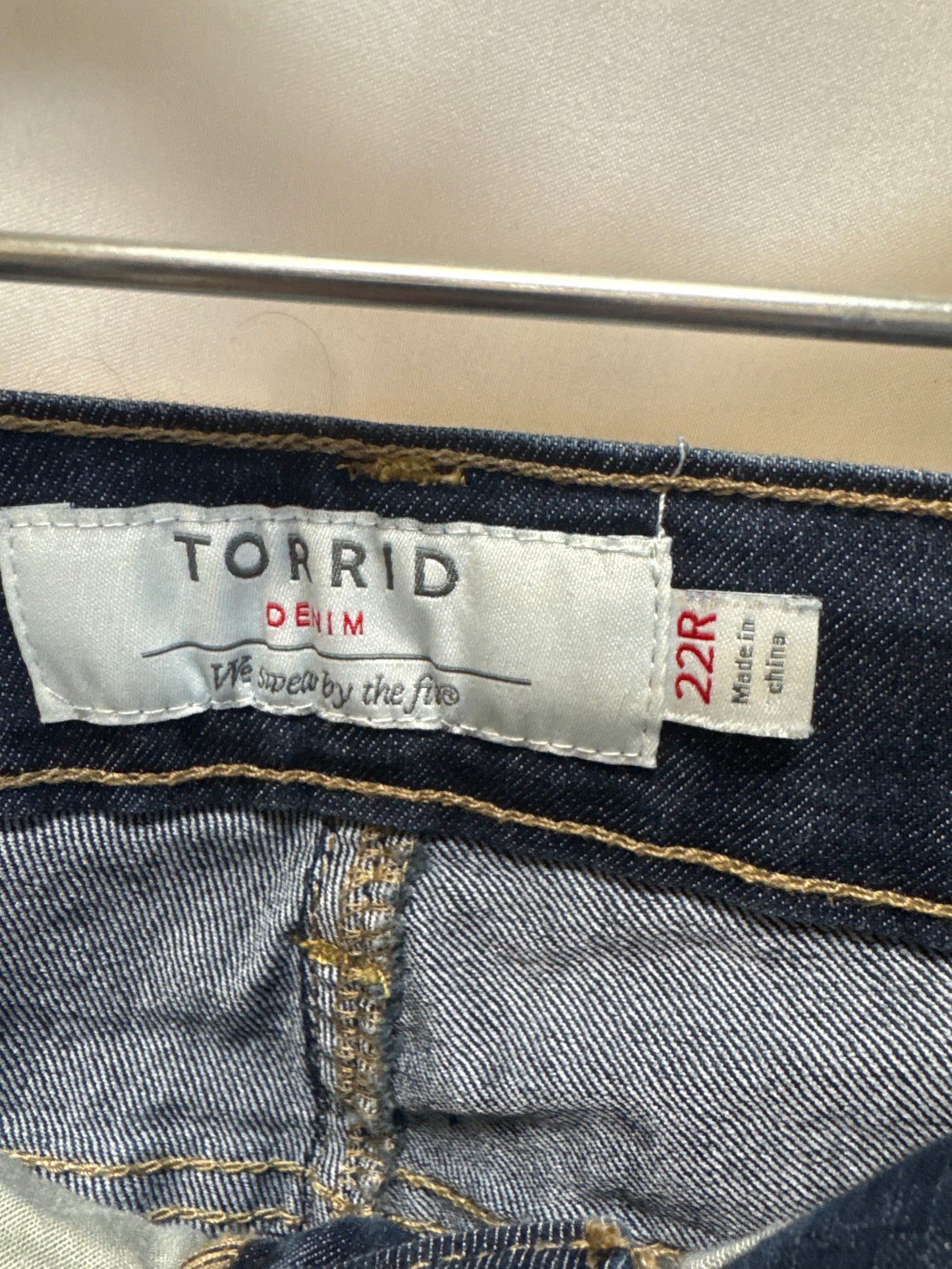 Jeans Skinny By Torrid In Blue Denim, Size: 22