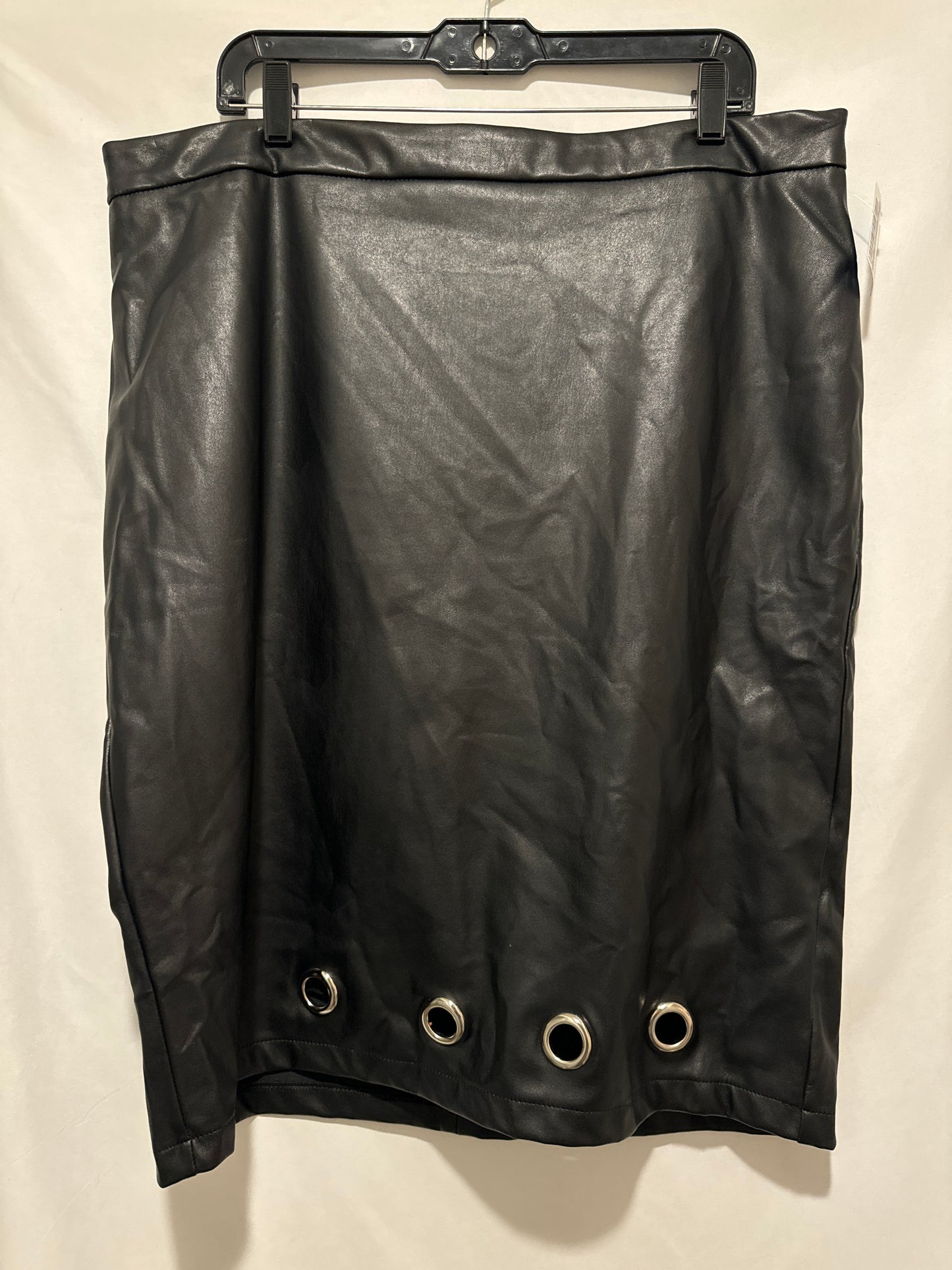 Skirt Midi By Ashley Stewart In Black, Size: 18