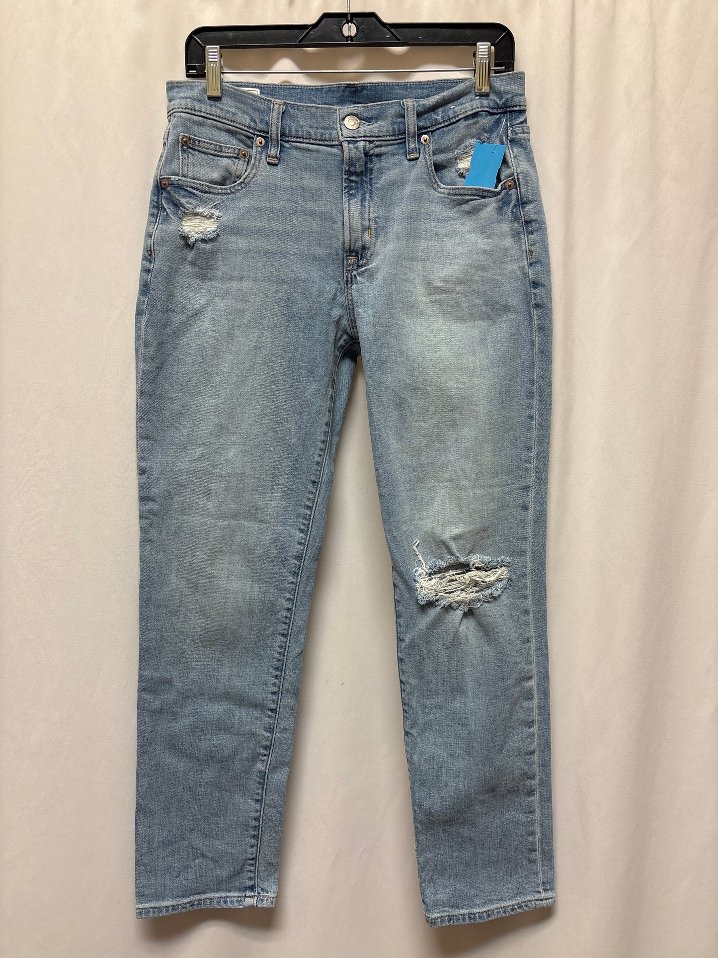 Jeans Boyfriend By Gap In Blue Denim, Size: 4