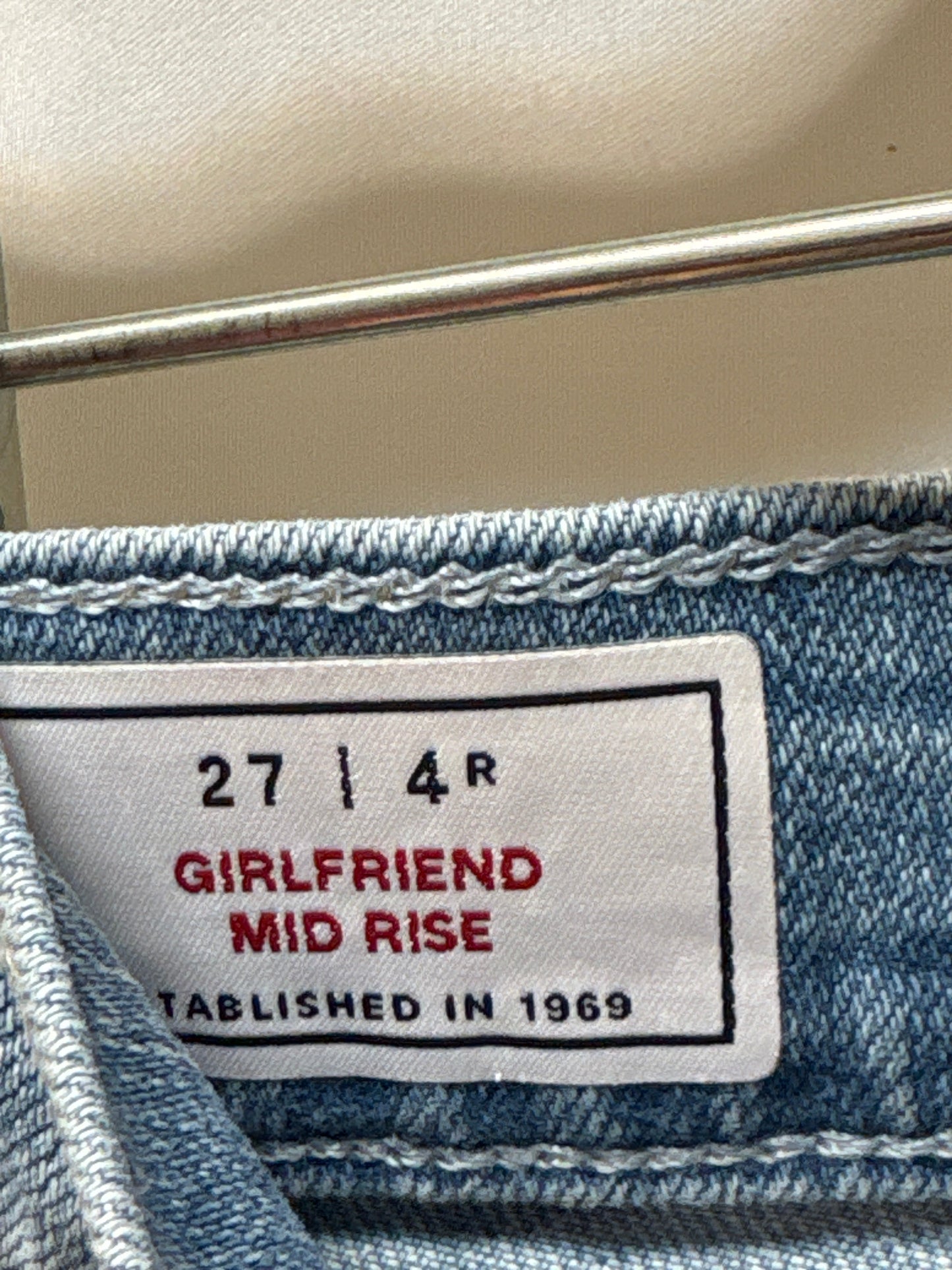 Jeans Boyfriend By Gap In Blue Denim, Size: 4