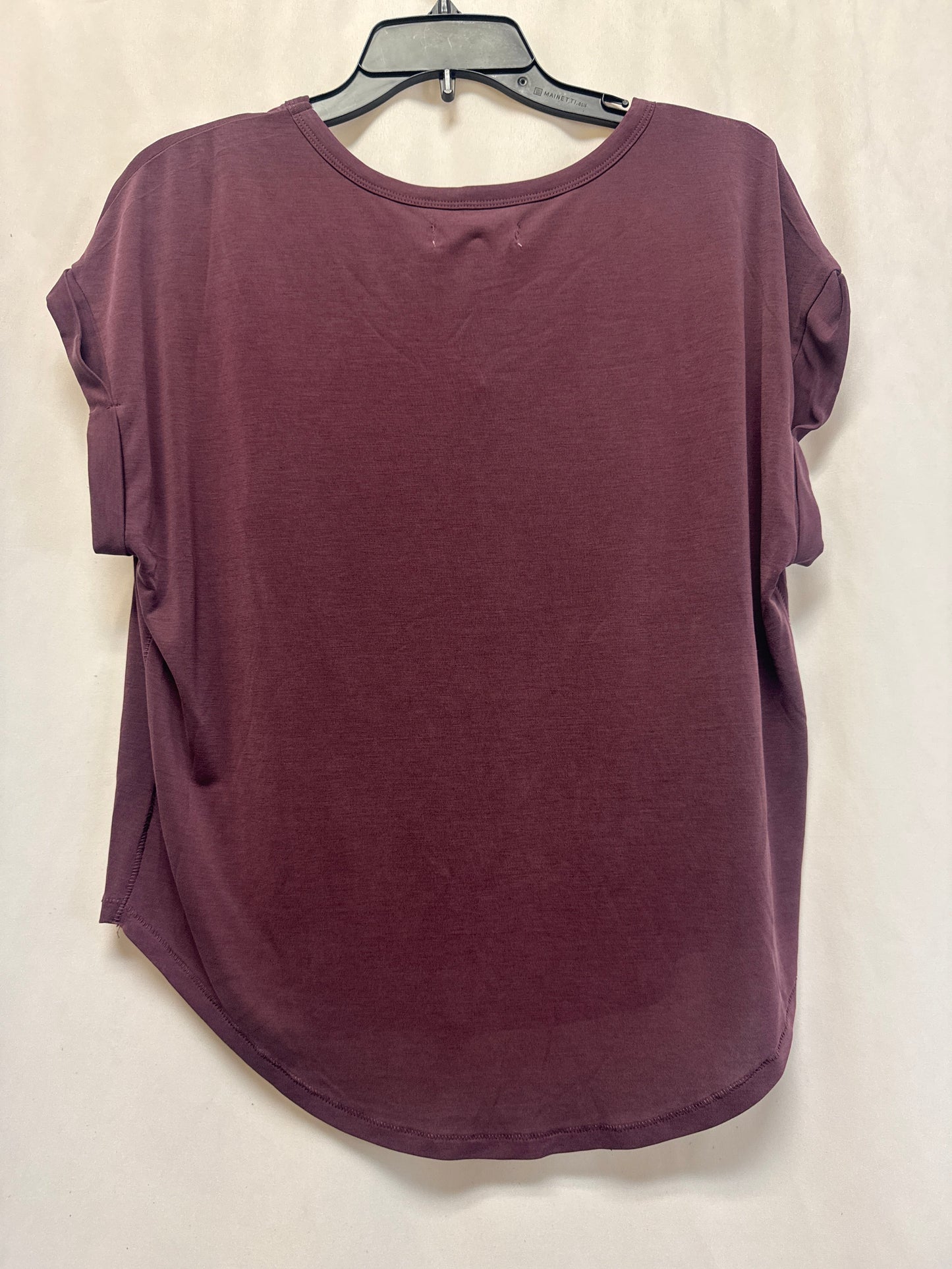 Top Short Sleeve By Lucky Brand In Purple, Size: S